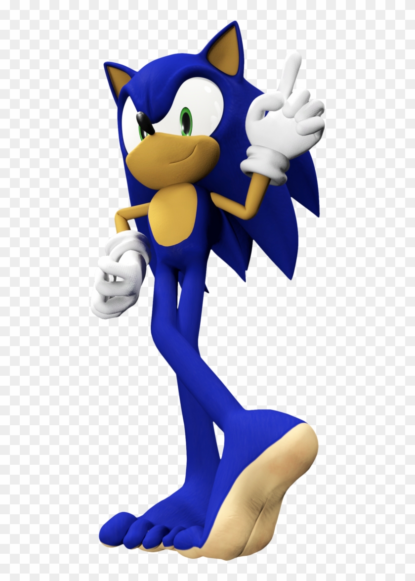 [3d] Sonic The Hedgehog By Feetymcfoot - Sonic The Hedgehog Feet #473061