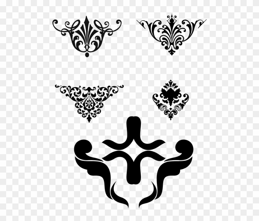 Border Design Black And White Butterfly - Design #473124