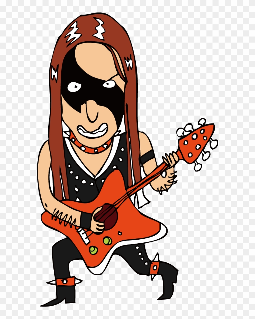 Guitarist Cartoon Illustration - Guitarist #473182