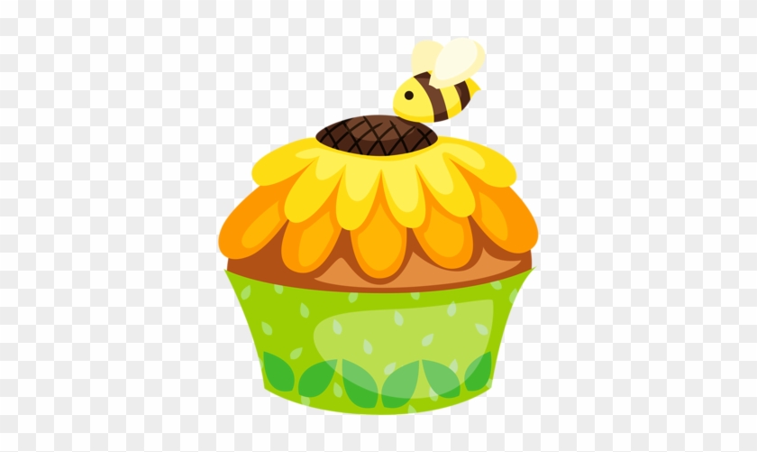 Cupcake - Birthday Bee Clipart Png #473149