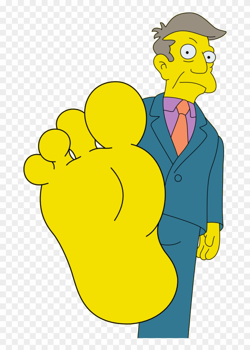 Seymour Skinner And His Foot By Skippy1989 - Bart Simpson Shows His Foot #473205