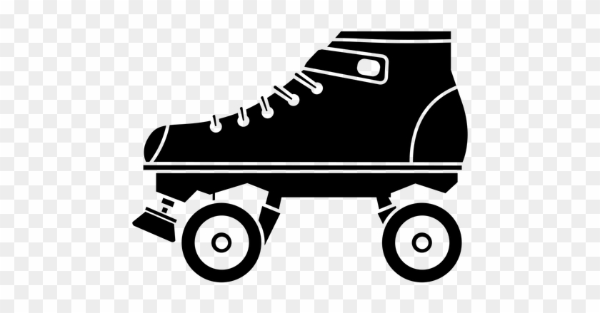 Roller Skate Flat Icon - Skateboarding #473297