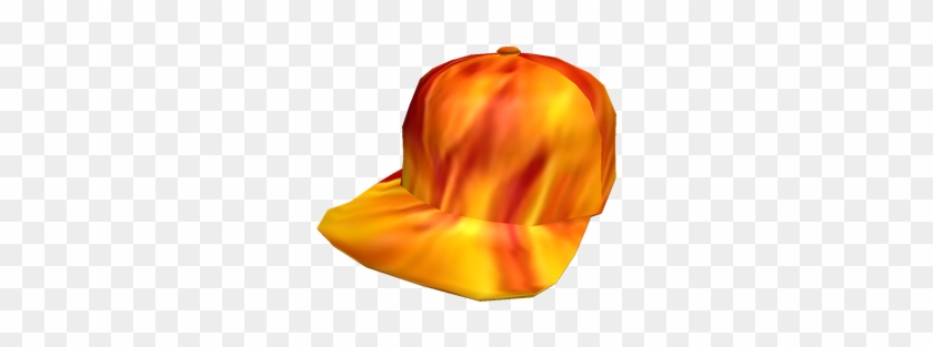 Orange Flame Hat - Baseball Cap #473389