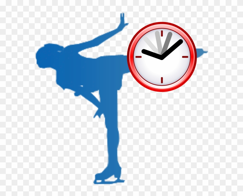 Figure Skating Clipart 21, - Clock Icon #473393