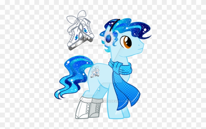 Ice-skate Stallion Adoptable By Kingphantasya - Mlp Ice Cutie Mark Pony #473403