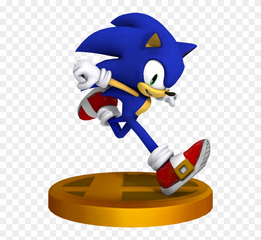 Sonic Clip Art - Sonic Trophy Smash Bros #473513