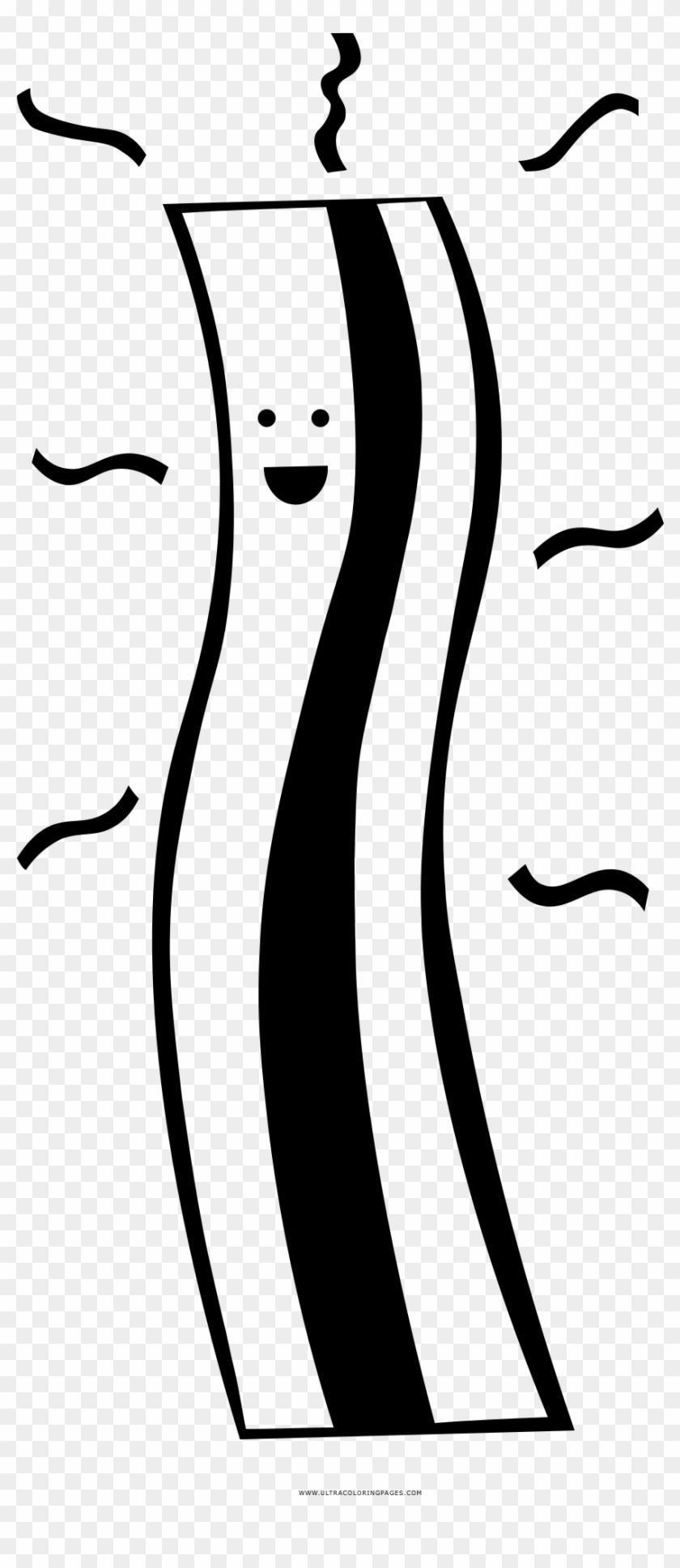 Sizzling Bacon Coloring Page - Sizzling Bacon Coloring Page #473522