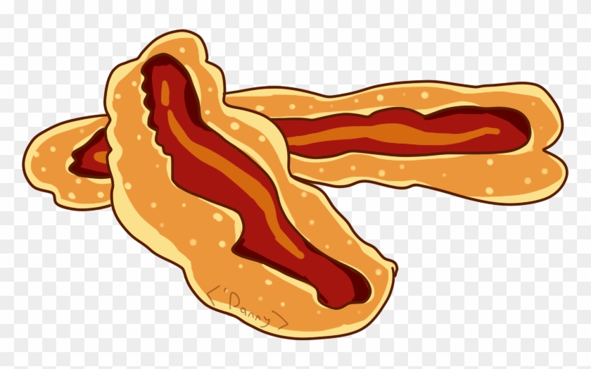 Bacon Pancakes By Prinxeofthesea On Deviantart - Bacon Pancakes Png #473551