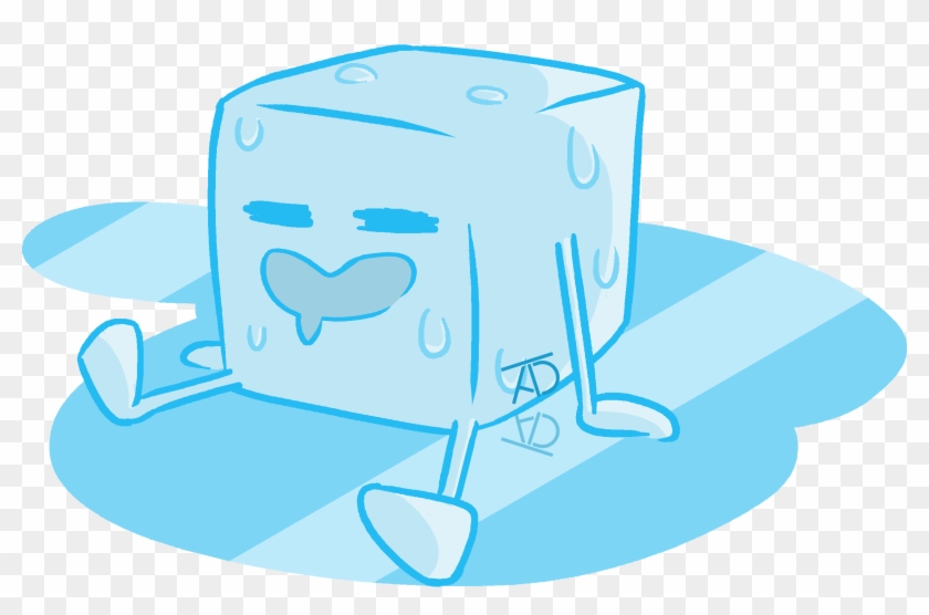 Ice Cube Drawing - Ice Cartoon Png #473574