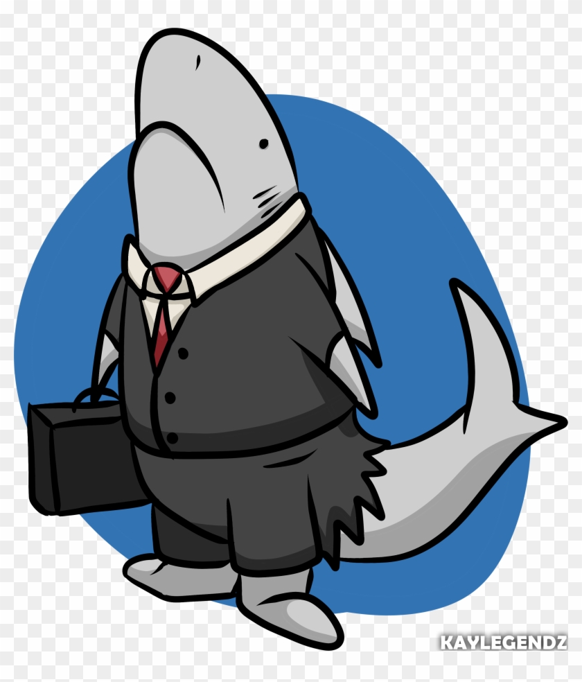 Business Shark By Kaylegendz Business Shark By Kaylegendz - Green Apple Clip Art #473592