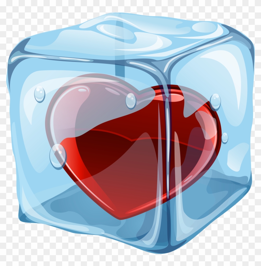 Heart In Ice Cube Png Clipart - Heart In Ice Cube #473602