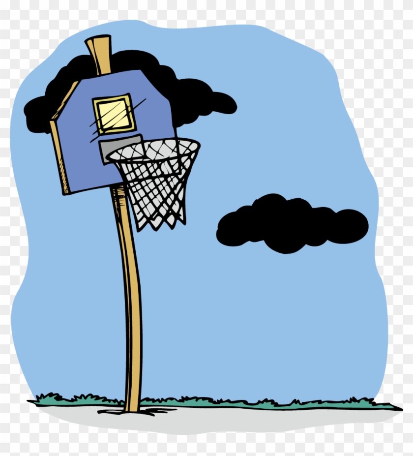 Basketball Court Clip Art - Basketball Court Clip Art #473637