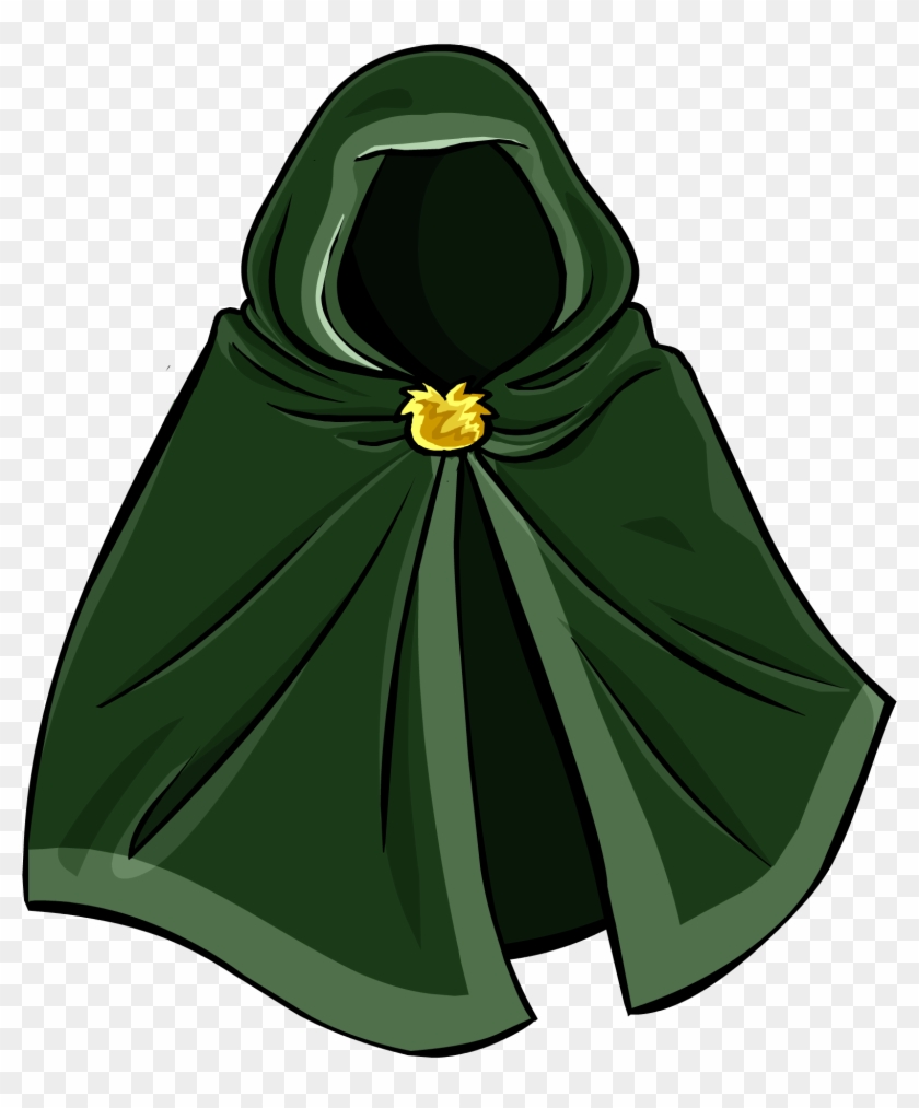 Green Hooded Cloak - Green Hooded Cloak #473644