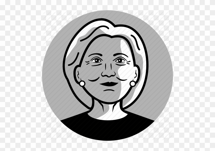 Avatar, Candidate, Democrat, Female, Hillary, Hillary - Female Politician Icon #473675