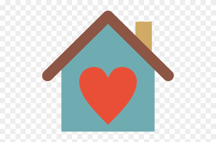 Related House With Heart Clipart - House Heart Icon Png #473727