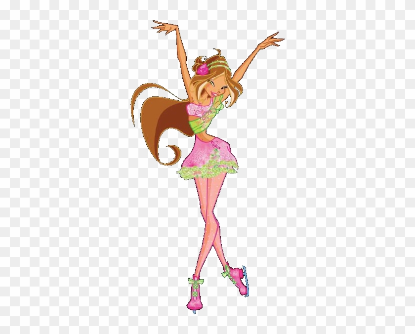 Flora Ice Skating - Winx Club Ice Skating #473857