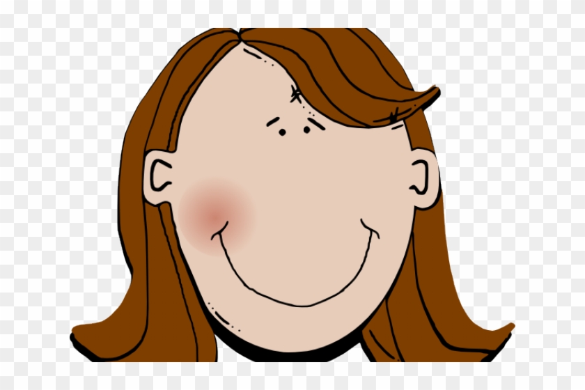 Head Clipart Teacher - Girl Face Clipart #473860