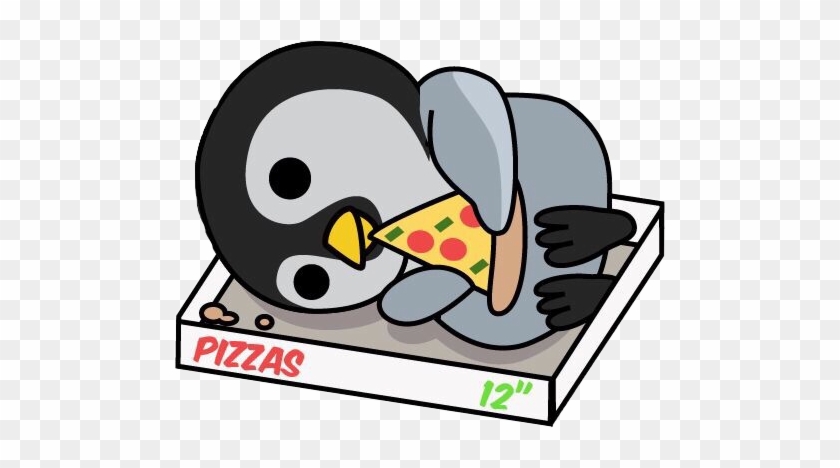 Winners - Penguin Eating Pizza #473987