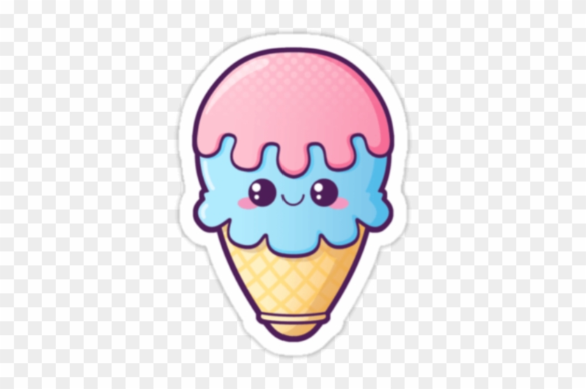 Cute Ice Cream By Sauki-princess - Cute Ice Cream Png #474022