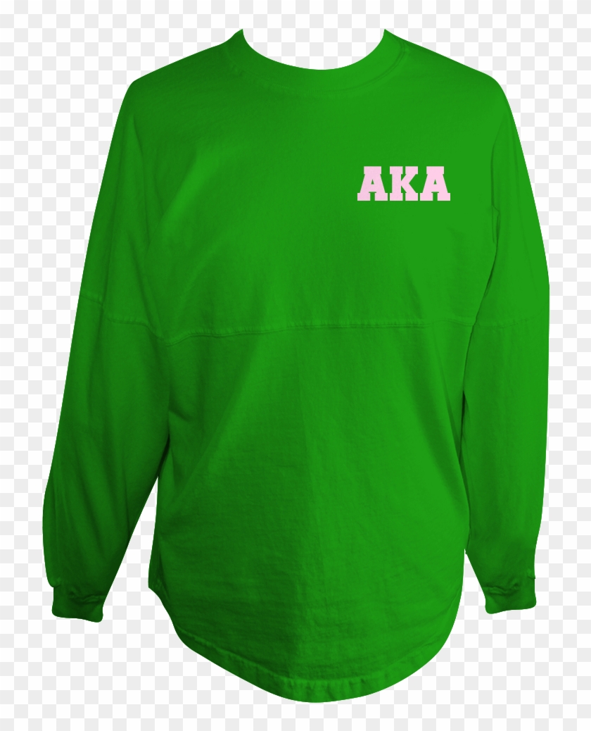 Alpha Kappa Alpha Spirit Jersey - Long-sleeved T-shirt #474038