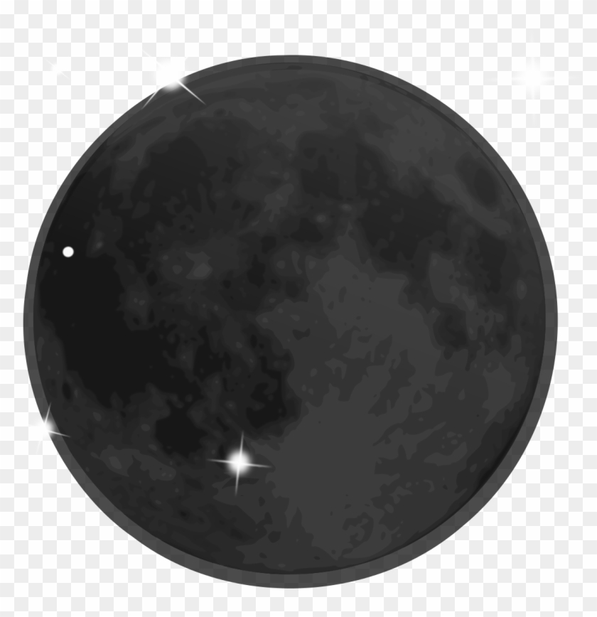 New Moon Clipart By Gnokii - Circle #474101