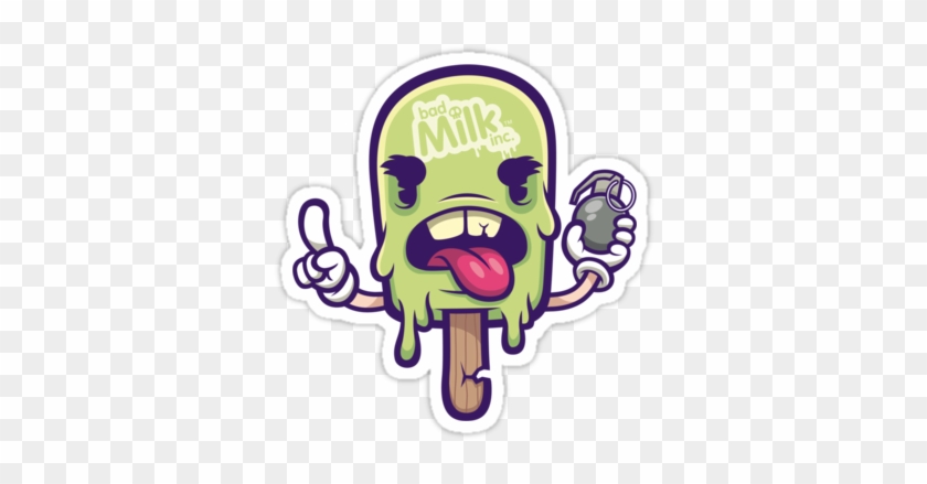 Bad Milk Inc - Ice Cream Monster Vector #474224