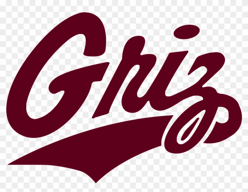 Griz Wordmark - University Of Montana Griz Logo #474282