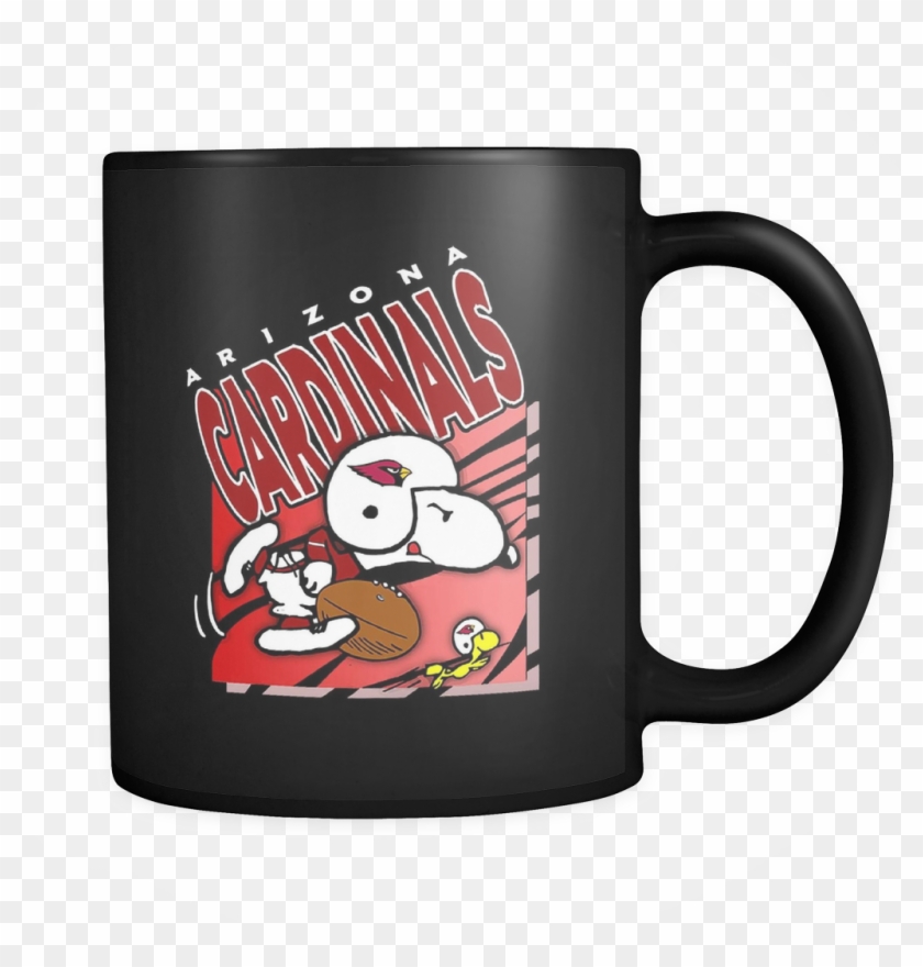 Arizona Cardinals Football Woodstock And Snoopy Mug - Mug #474305