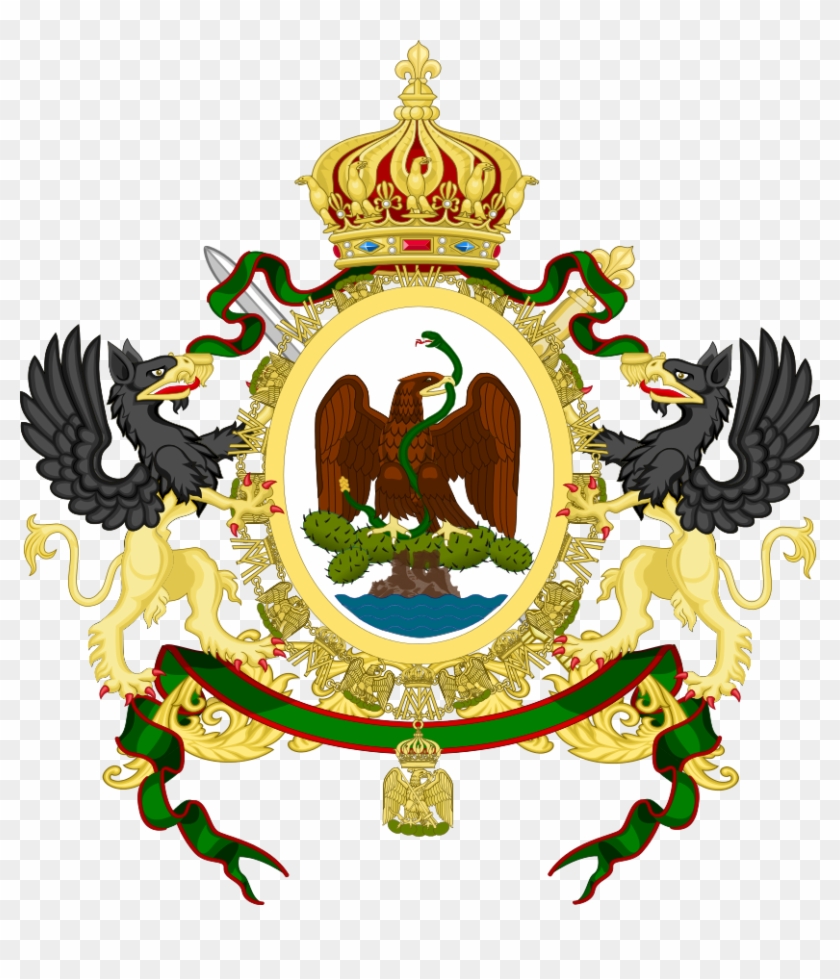 México Wikipédia A Enciclopédia Livre - Escudo De Mexico De 1867 #474333