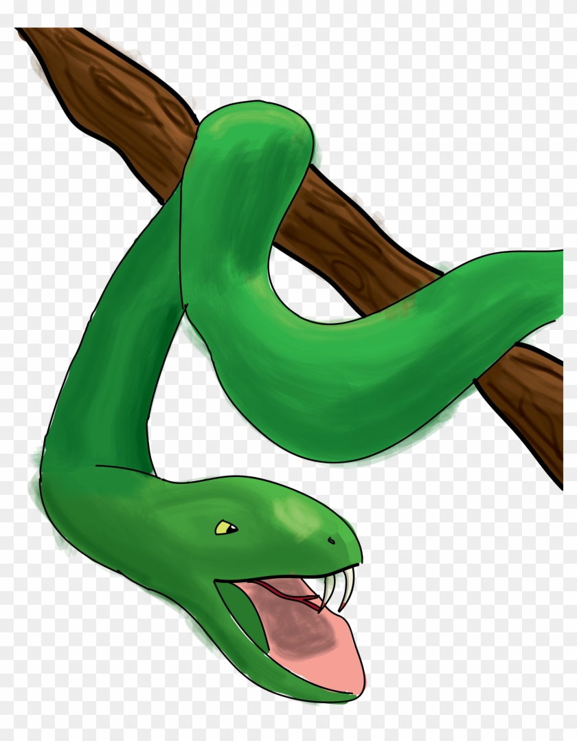 Hanging Snake By Mechris445 - Snake Hanging Png #474386