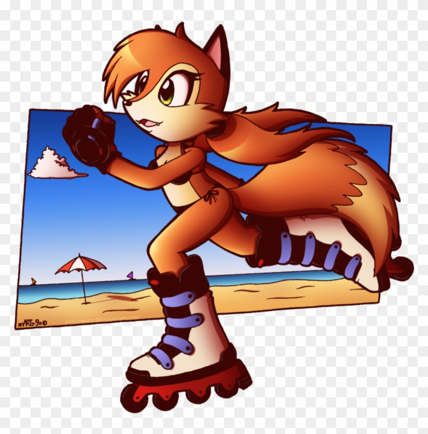 - - Bid - - Rollerblade Vixen Closed By Fox-pop - Cartoon #474414