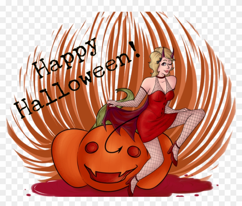 Vampire Vixen Halloween By Gotta Love Pasta - Cartoon #474476