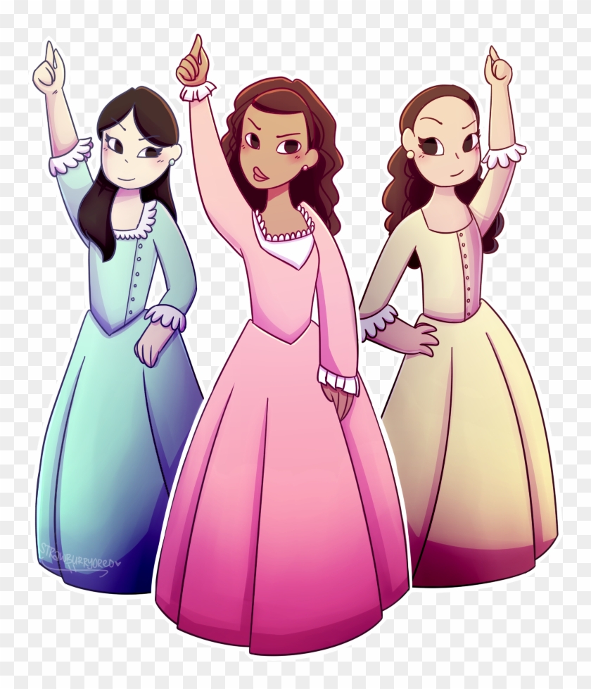[speedpaint] Schuyler Sisters By O-bscuritea - Schuyler Sisters Hamilton Fanart #474627