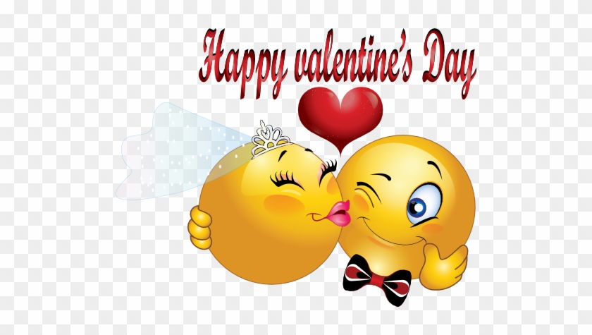 Happy Valentine Smiley Emoticon Clipart - Marriage Emoji #474662