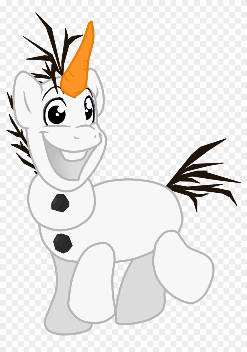 Snowpony Olaf [mlp] By Namygaga - My Little Frozen Olaf #474874