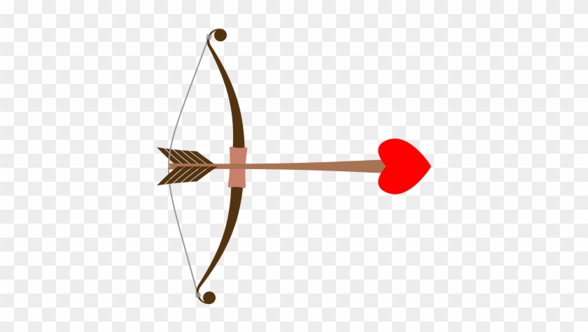 Cupid Bow And Arrow Png - Arco E Flecha Cupido #474880