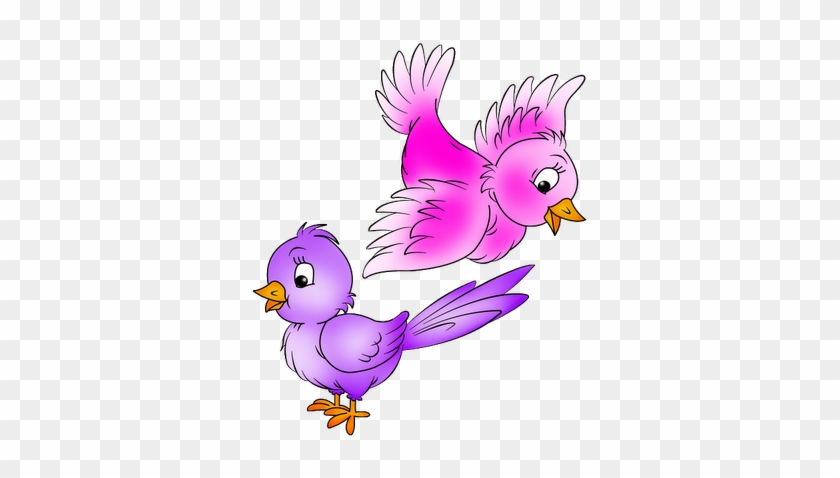 Birds Clip Art Cute Baby Birds Birds Design Element - Cartoon Pretty Bird #474924