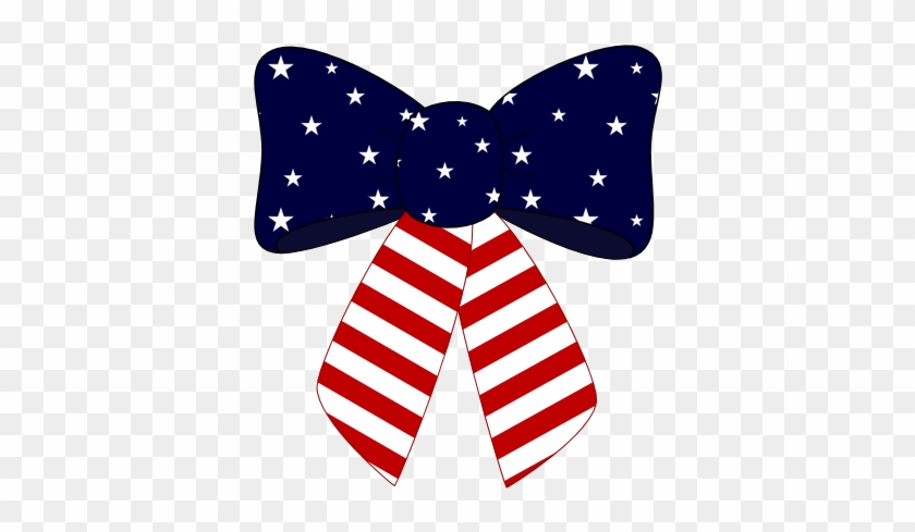 Red Bow Tie Vector Download - Fourth Of July Transparent Clipart #474978