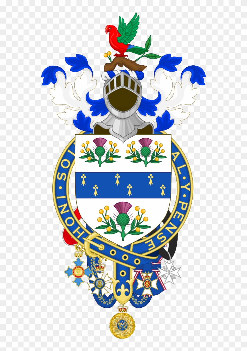Coat Of Arms Of Ninian Martin Stephen - Coat Of Arms With Medals #475127