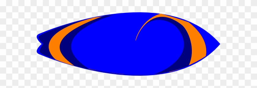 Surfboard Clipart Blue - Surfboard Clipart Blue #475138