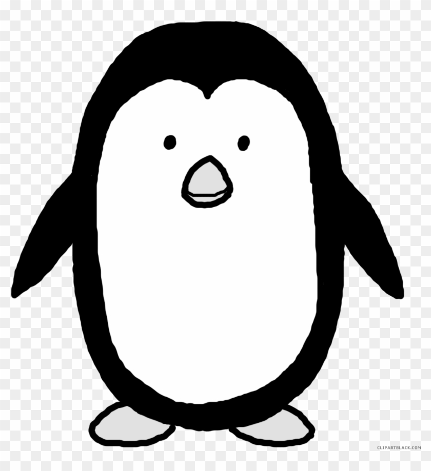 Penguin Quality Animal Free Black White Clipart Images - Kids Drawing Of A Penguin #475278