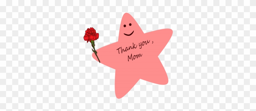 Star Pink Mothers Day Clipart Png Images - Mother's Day #475295