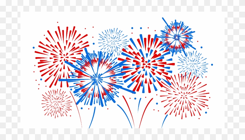 4th Of July Firework Clipart For Kids - 4th Of July Fireworks Transparent #475317