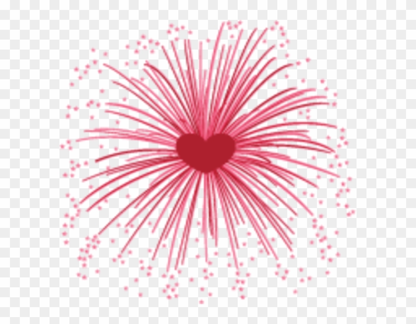 4th Of July Fireworks Clip Art Download - Heart Fireworks Clip Art #475322