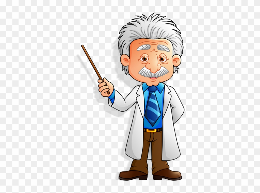 Einstein - Cartoon Instin Teacher Png #475415