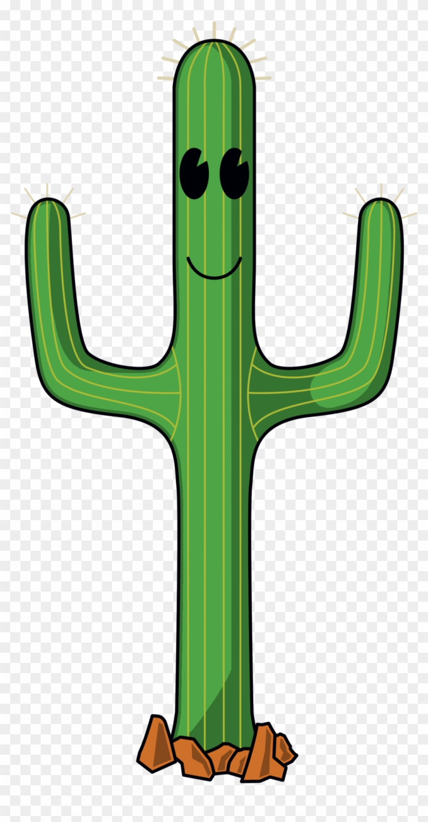 Cactus Clipart Cartoon - Animated Cactus Png #475434