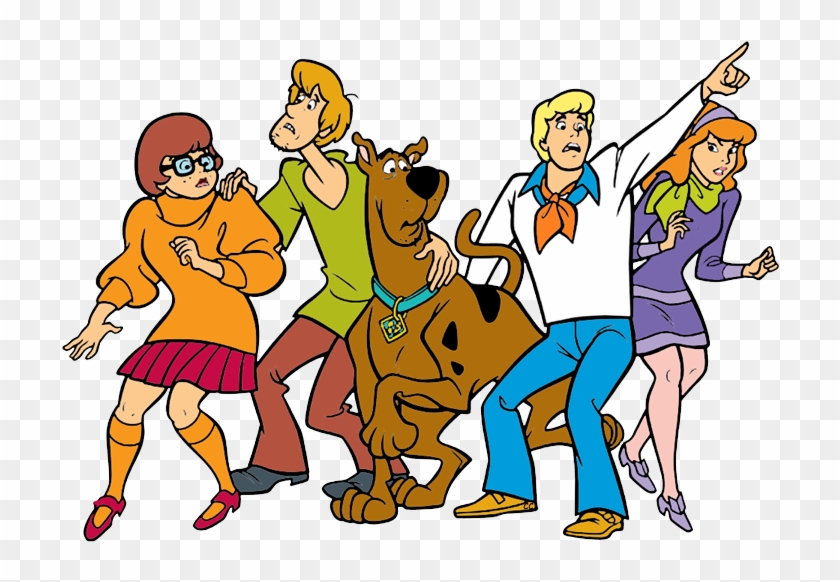 Scooby Doo Mystery Machine Scooby Doo, Velma, Daphne, - Scooby Doo Cast Cartoon #475496