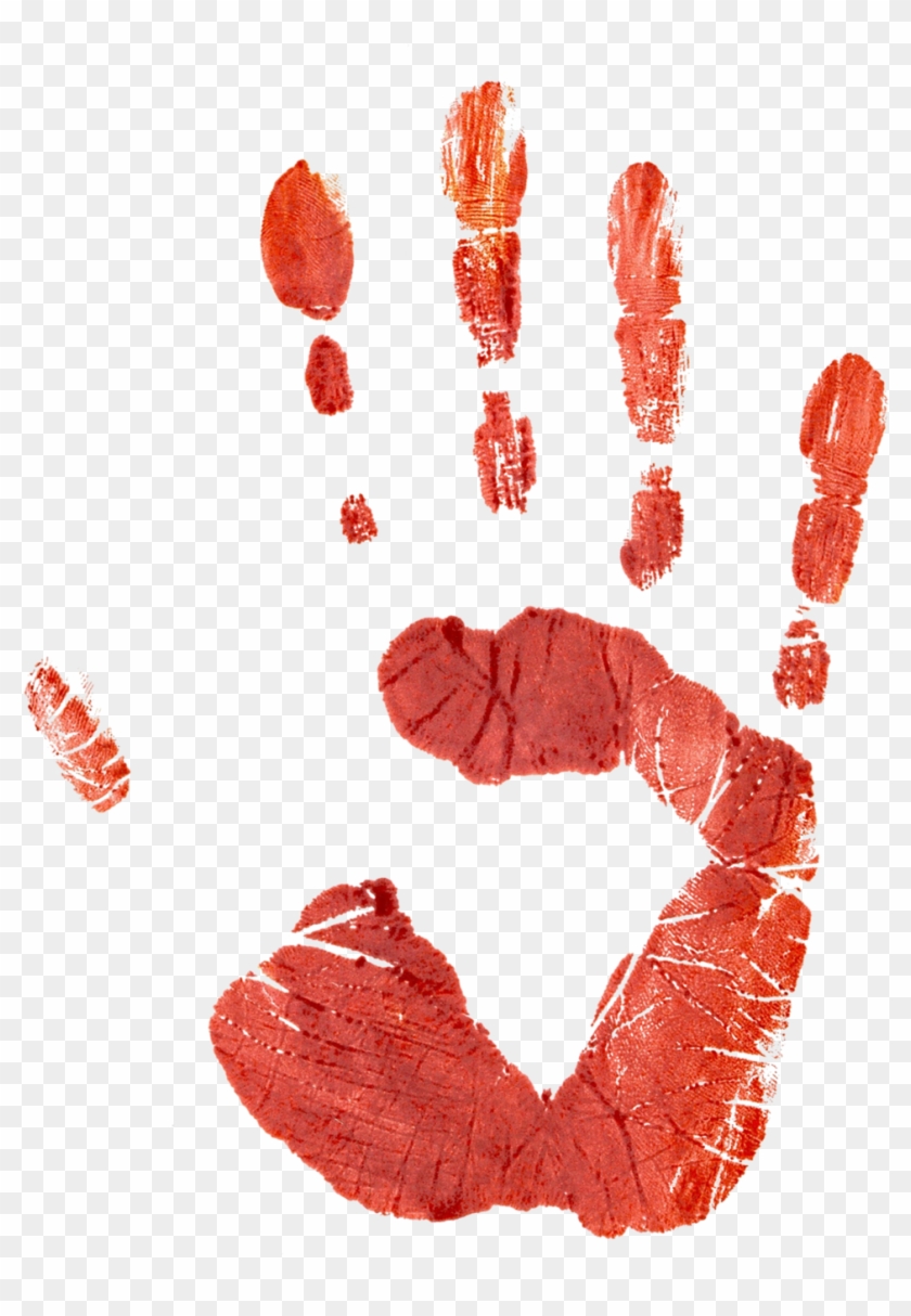 Hand Print By Cyborgerotica On Deviantart - Bloody Handprint No Background #475745