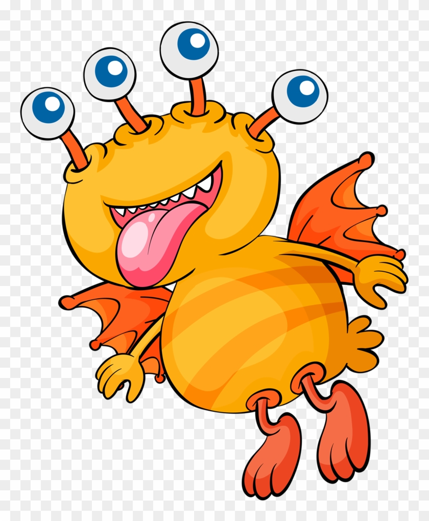 Ch - B *✿* - Four Eyes Monster Cartoon #475810