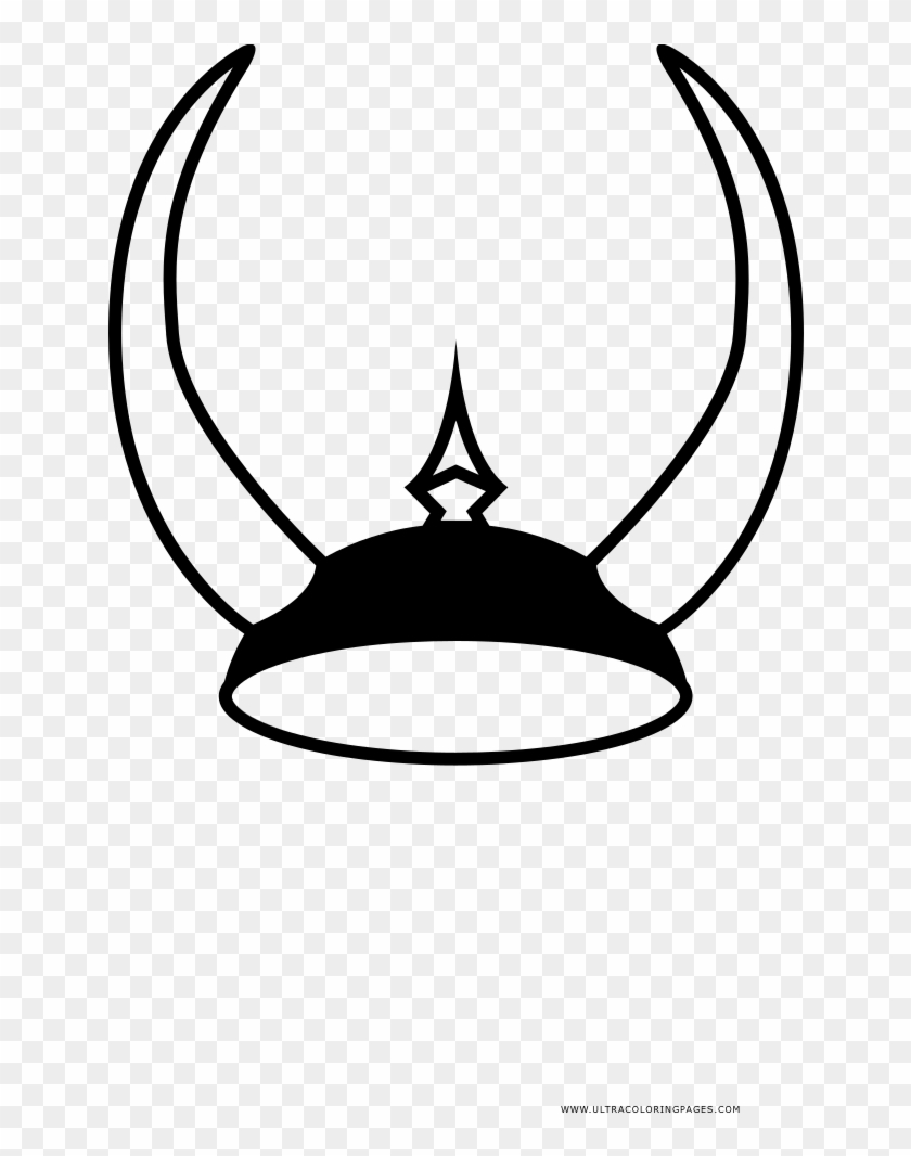 Viking Hat Coloring Page - Drawing #475914